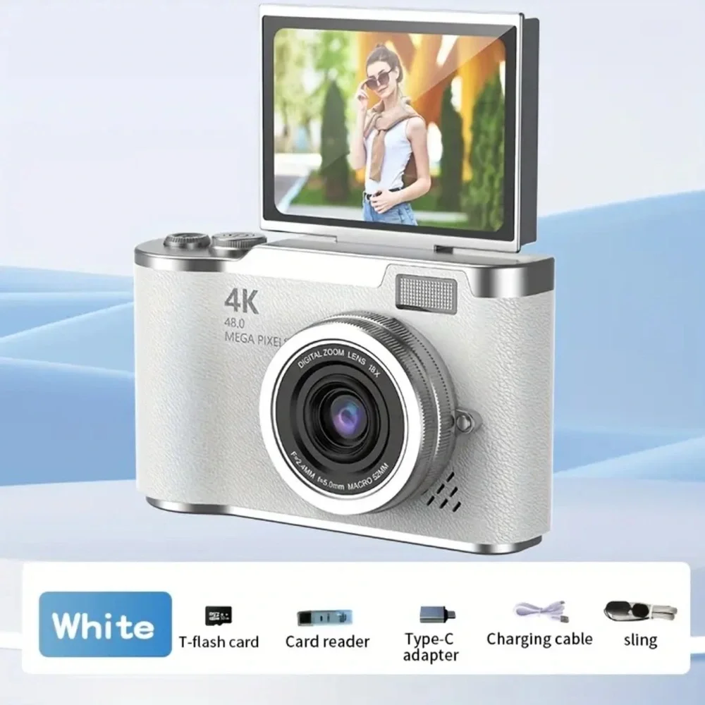 Purple 4K Digital Camera w/ Memory Card